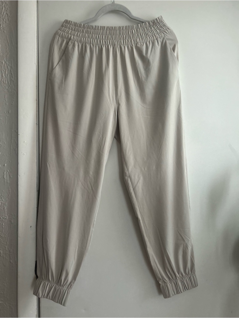 Vuori Light Beige Jogger Track Pants